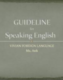 GUIDELINE for Speaking English