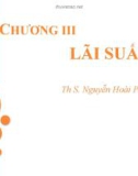 Bài giảng Lãi suất - Ths.Nguyễn Hoài Phương