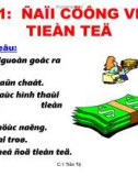 Giáo trình tiến tệ - Chương 1