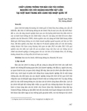 Chất lượng thông tin báo cáo tài chính: Nghiên cứu với ngành nguyên vật liệu tại Việt Nam trong bối cảnh hội nhập quốc tế