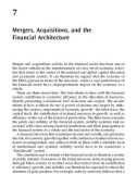 MERGERS AND ACQUISITIONS IN BANKING AND FINANCE PART 4