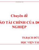 Chuyên đề : Dự báo tài chính của doanh nghiệp