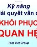 Khôi phục quan hệ với khách hàng