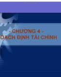 Chương 4: Hoạch định tài chính