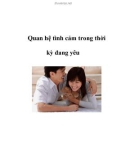 Quan hệ tình cảm trong thời kỳ đang yêu