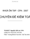 Chuyên đề Kiểm toán