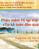 Phần mềm 1c tại Việt Nam: Từ kế toán đến quản lí