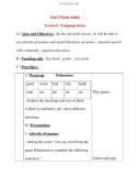 Giáo án Tiếng Anh lớp 8: Unit 5 Study habits Lesson 6 : Language focus