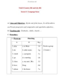 Giáo án Tiếng Anh lớp 8: Unit 8 Country life and city life lesson 6 : Language focus