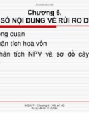 MỘT SỐ NỘI DUNG VỀ RỦI RO DỰ ÁN