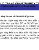 Bài giảng: Rủi ro trong hoạt động của ngân hàng_p9