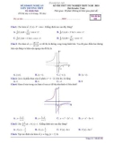 Đề thi thử tốt nghiệp THPT môn Toán năm 2022-2023 - Sở GD&ĐT Nghệ An