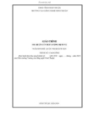 Giáo trình Quản lý chất lượng dịch vụ (Ngành: Quản trị khách sạn - Cao đẳng) - Trường Cao đẳng nghề Ninh Thuận