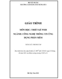 Giáo trình Thiết kế web (Ngành: Công nghệ thông tin - Trung cấp) - Trường Cao đẳng Xây dựng số 1