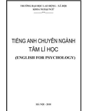 Giáo trình Tiếng Anh chuyên ngành tâm lý học