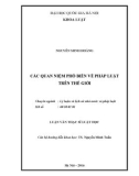 Luận văn Thạc sĩ Luật học: Các quan niệm phổ biến về pháp luật trên thế giới