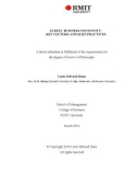 Doctoral thesis of Philosophy: Family business continuity: key factors and main practices