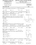 Đề kiểm tra học kì 1 môn Toán lớp 12 năm 2022-2023 - Sở GD&ĐT Quảng Ngãi (Mã đề 113)