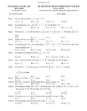 Đề thi thử tốt nghiệp THPT môn Toán năm 2024 - Sở GD&ĐT Bắc Ninh (Lần 1)