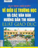 Hướng dẫn thi hành Luật Giáo dục: Phần 1