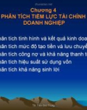 Bài giảng Phân tích tài chính doanh nghiệp: Chương 4 - TS. Trần Đức Trung