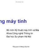 Bài giảng Mạng máy tính - Chương 1: Tổng quan về mạng máy tính (Năm 2020)