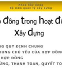 Bài giảng Luật xây dựng: Chương 7