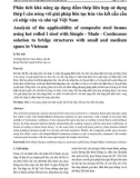 Phân tích khả năng áp dụng dầm thép liên hợp sử dụng thép I cán nóng với giải pháp liên tục hóa vào kết cấu cầu có nhịp vừa và nhỏ tại Việt Nam