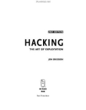 Ebook Hacking: the art of exploitation (2nd edition): Part 1