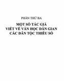 Tìm hiểu văn học dân gian các dân tộc thiểu số Việt Nam: Phần 2