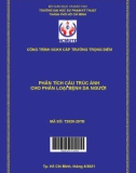 Đề tài nghiên cứu khoa học: Phân tích cấu trúc ảnh cho phân loại bệnh da người