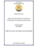 Tóm tắt Luận văn Thạc sĩ Luật kinh tế: Pháp luật công chứng các giao dịch trong lĩnh vực kinh doanh thương mại