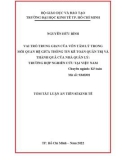 Tóm tắt Luận án Tiến sĩ Kinh tế: Vai trò trung gian của vốn tâm lý trong mối quan hệ giữa thông tin kế toán quản trị và thành quả của nhà quản lý: Trường hợp nghiên cứu tại Việt Nam