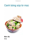 Canh bóng súp lơ mọc