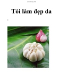 Tỏi làm đẹp da