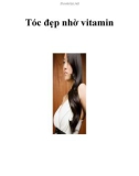 Tóc đẹp nhờ vitamin