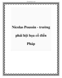 Nicolas Poussin - trường phái hội họa cổ điển Pháp