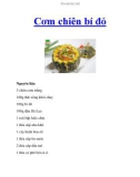 Cơm chiên bí đỏ