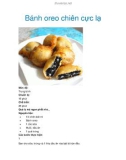 Bánh oreo chiên cực lạ