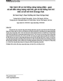 Vận hành tối ưu hệ thống năng lượng (điện - gas) có xét đến năng lượng mặt trời, gió và hệ thống tích trữ trên cơ sở mô hình Energy Hub