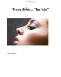 Trang điểm… 'lạc hậu'