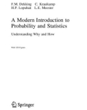 Ebook A modern introduction to probability and statistics: Understanding why and how - Part 1