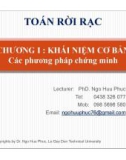 Bài giảng Toán rời rạc: Chương 1.3 - Dr. Ngô Hữu Phúc