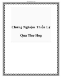 Chứng Nghiệm Thiền Lý Qua Thư Hoạ