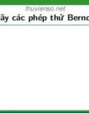 Bài giảng Xác suất thống kê và quy hoạch thực nghiệm: Chương 1.5 - Nguyễn Thị Thanh Hiền