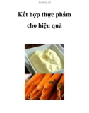 Kết hợp thực phẩm cho hiệu quả