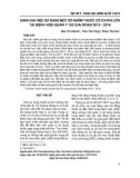 Đánh giá việc sử dụng một số nhóm thuốc có chi phí lớn tại bệnh viện Quân y 103 giai đoạn 2013-2016