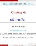 Bài giảng Đại số A1: Chương 0 - Lê Văn Luyện