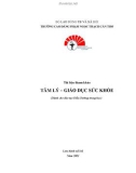 Tài liệu tham khảo Tâm lý - giáo dục sức khỏe (Dành cho đào tạo Điều Dưỡng trung học) - CĐ Phạm Ngọc Thạch Cần Thơ