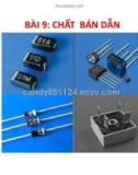 Bài giảng Vật lý điện từ - Bài 9: Chất bán dẫn